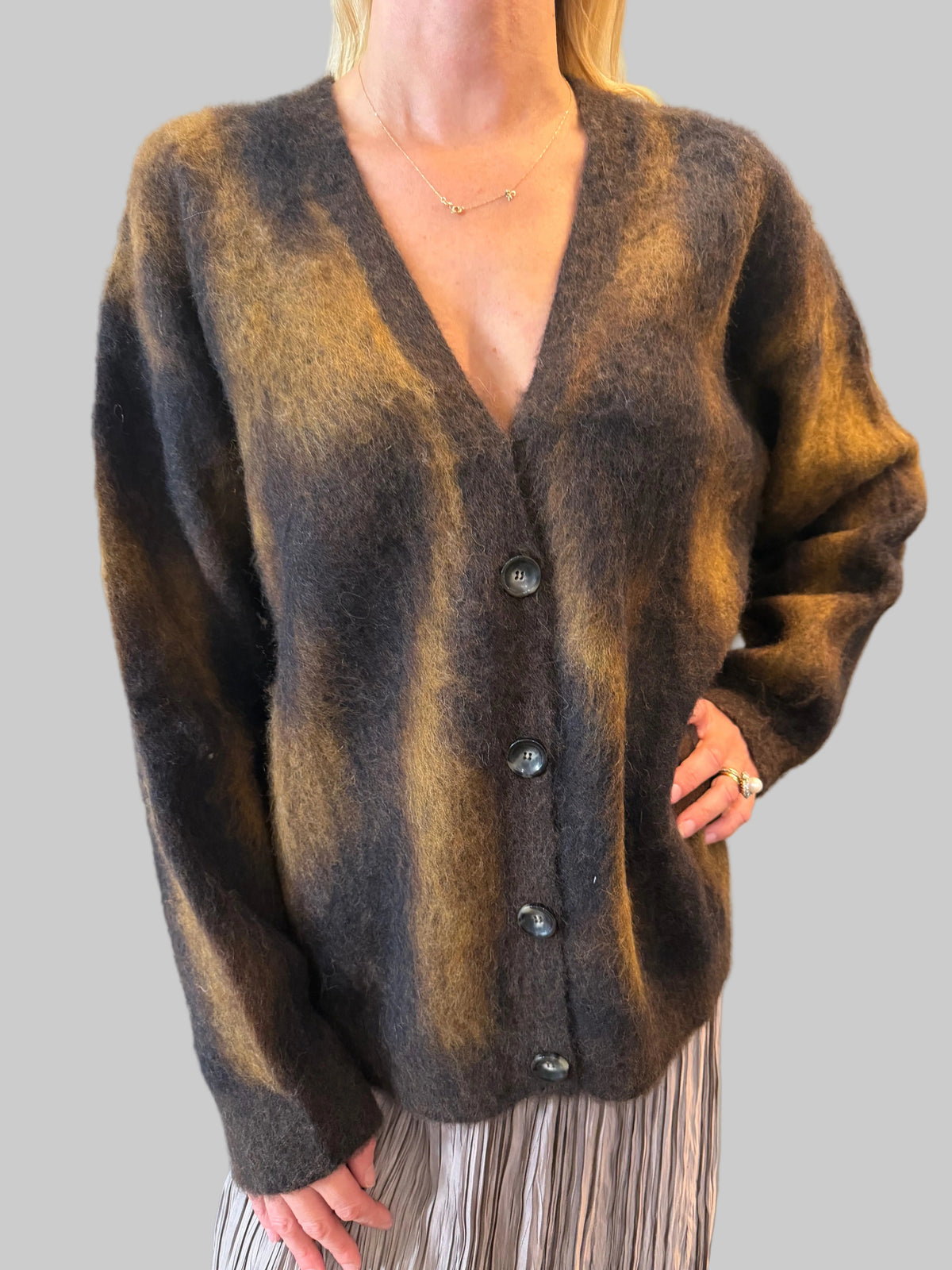 ROBERTO COLLINA KNIT CARDIGAN