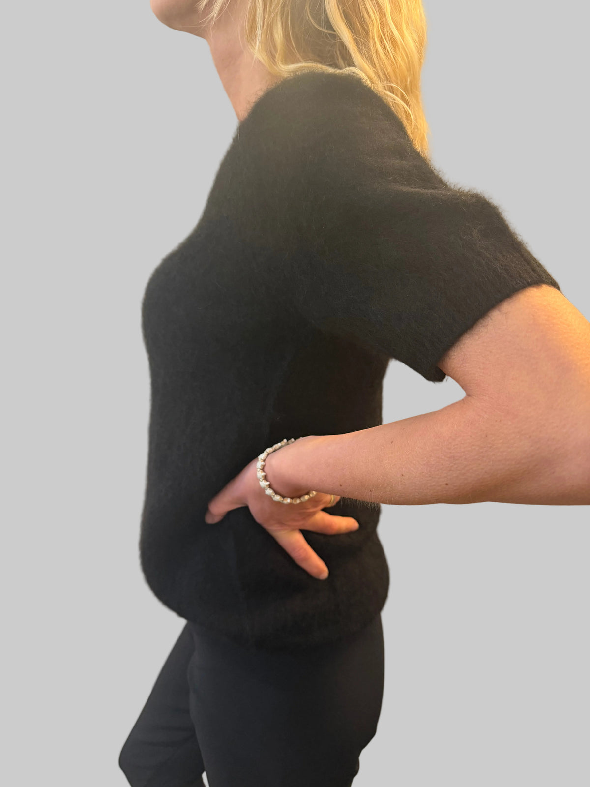 PAROSH LYAK SHORT SLEEVE SWEATER