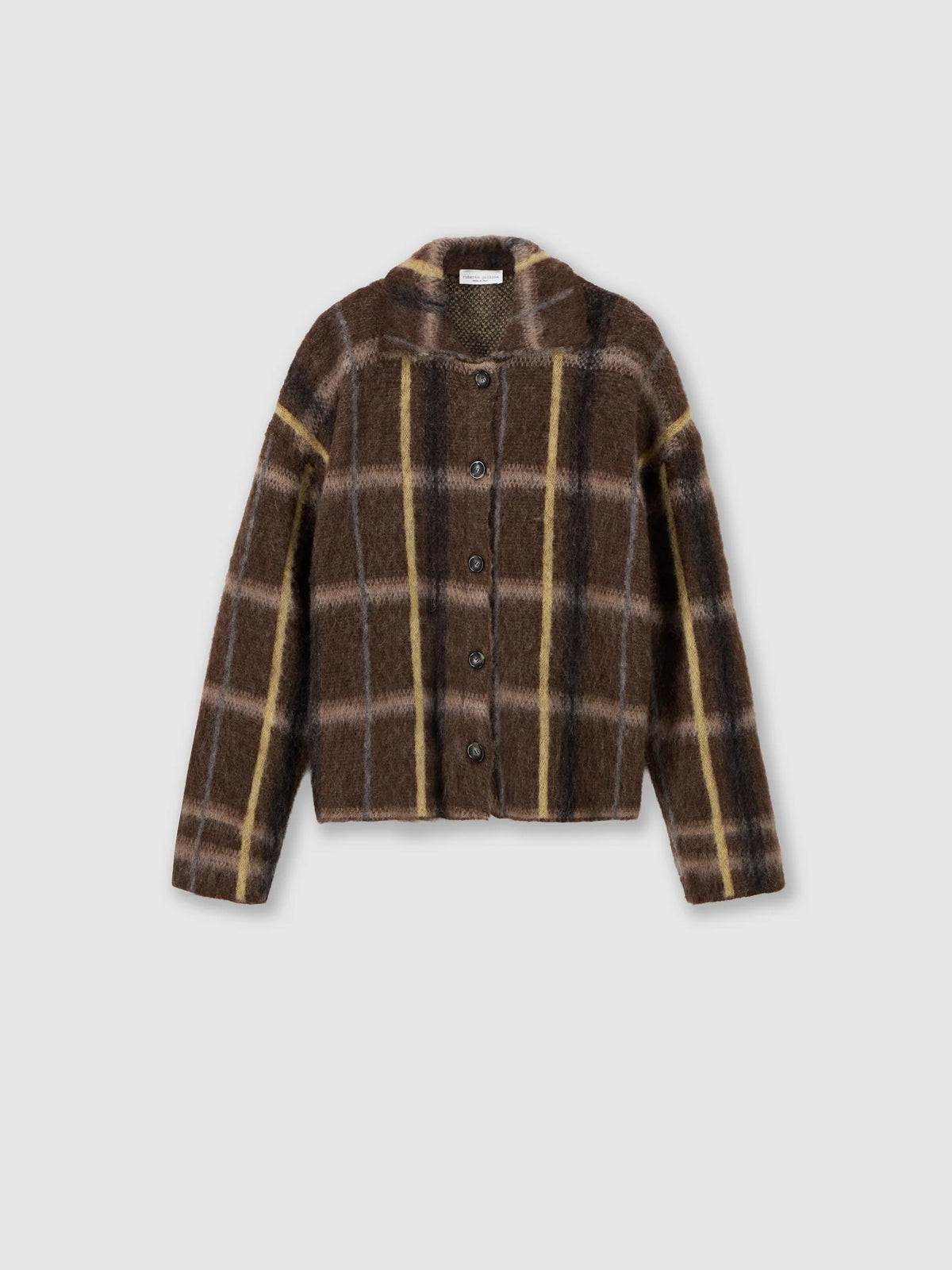ROBERTO COLLINA GEOMETRIC JACQUARD OVERSHIRT
