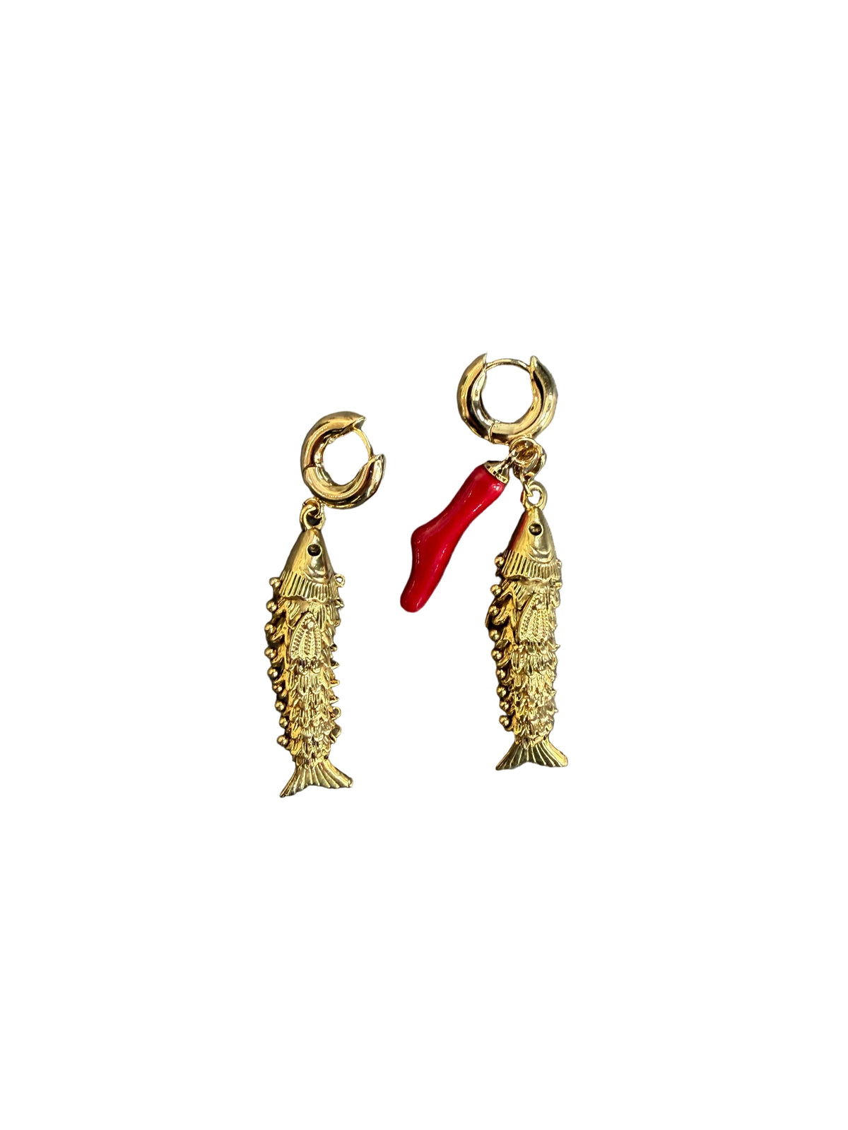 ISABEL MARANT ASYMMETRIC RIVER EARRINGS