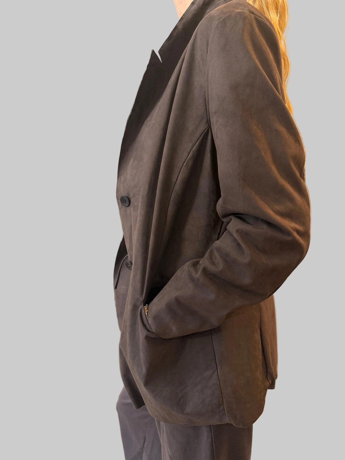 TRANSIT LEATHER BLAZER