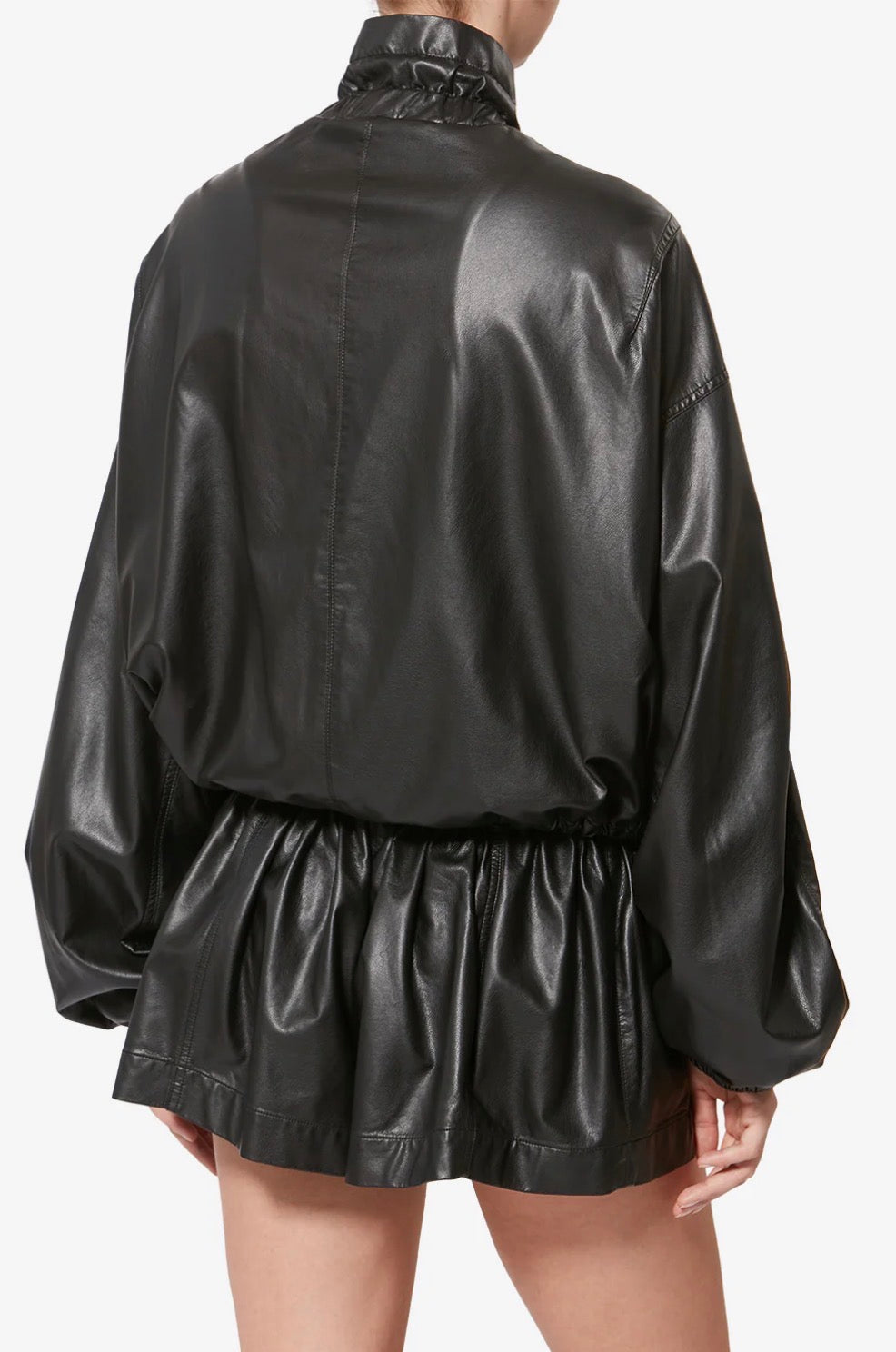 ISABEL MARANT ETOILE NEELA FAUX LEATHER JACKET