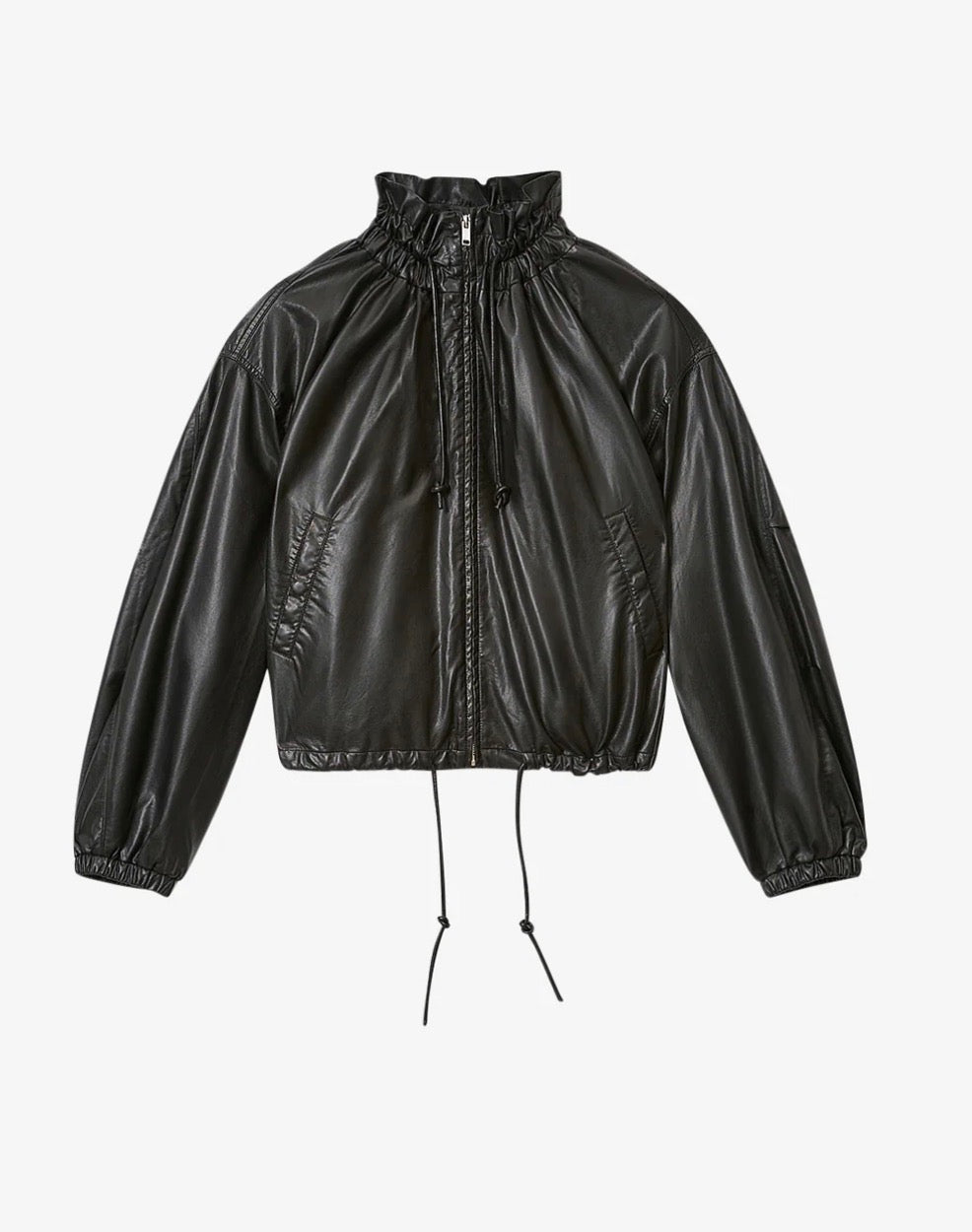 ISABEL MARANT ETOILE NEELA FAUX LEATHER JACKET