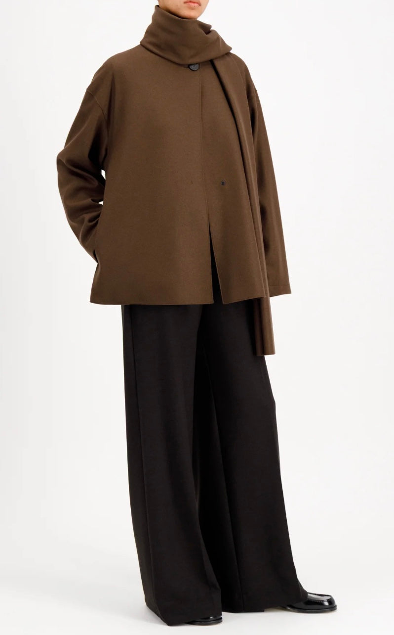 HARRIS WHARF SCARF JACKET CASHMERE BLEND
