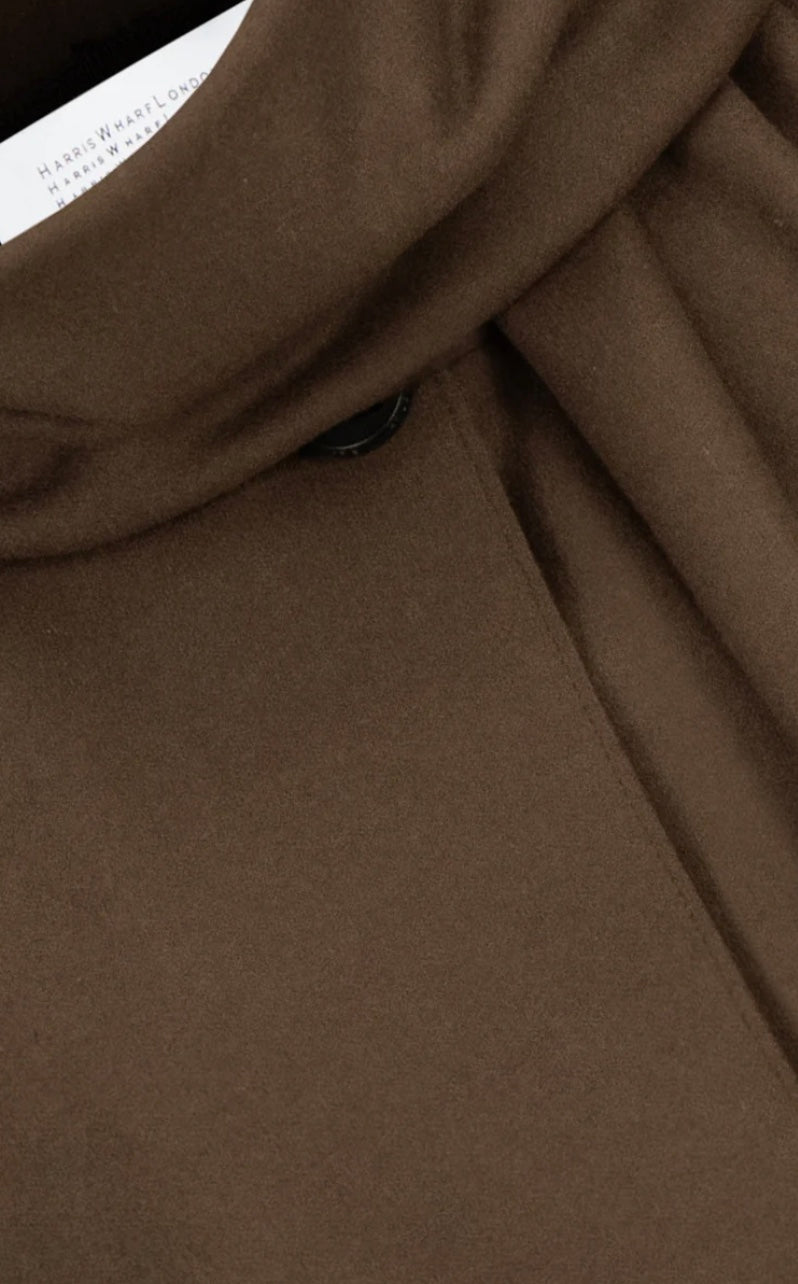 HARRIS WHARF SCARF JACKET CASHMERE BLEND