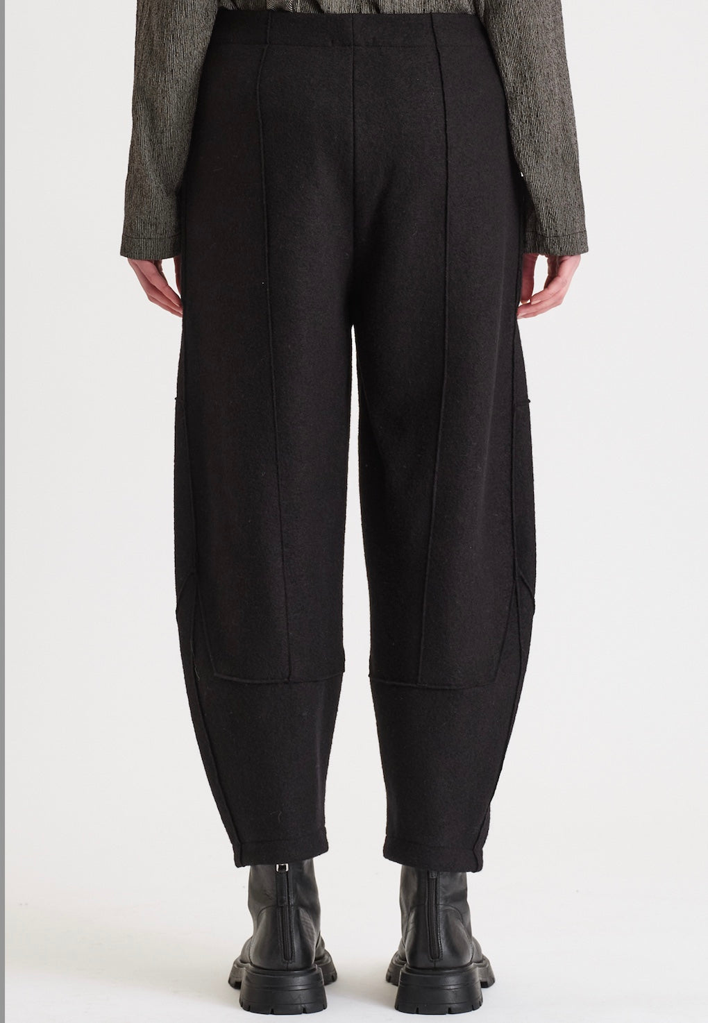 TRANSIT COMFORT FIT TROUSERS IN BOILED WOOL