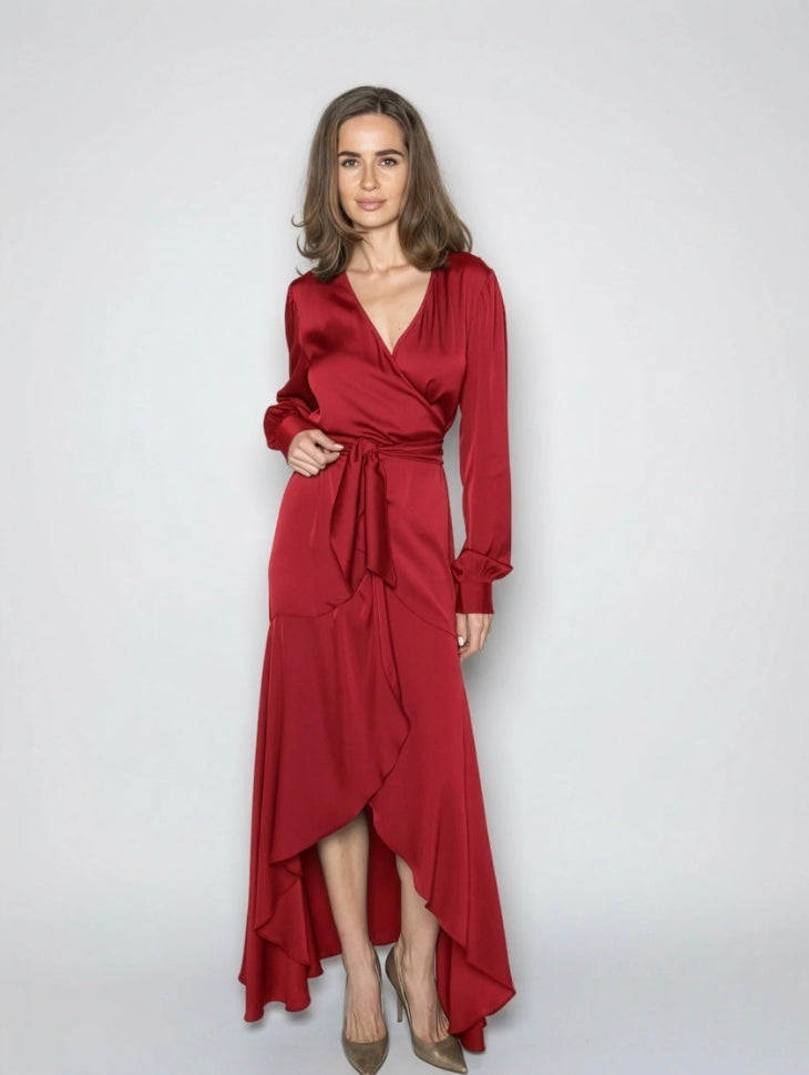 SILK95FIVE ANANDA LONG DRESS