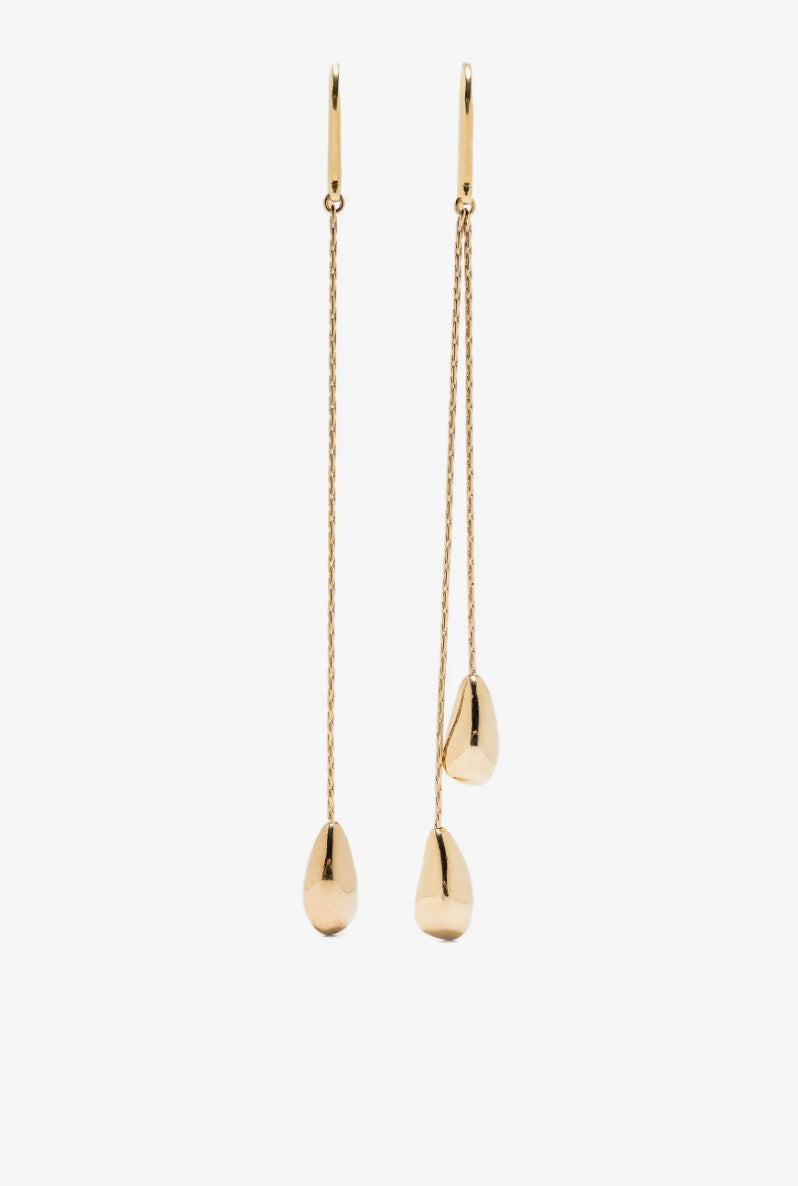 ISABEL MARANT ASYMMETRIC DROP EARRINGS