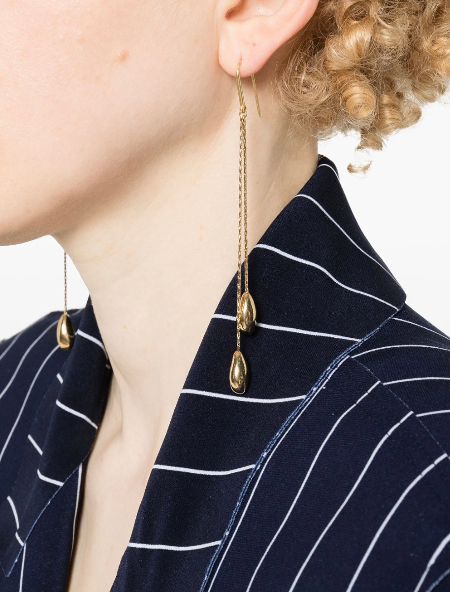 ISABEL MARANT ASYMMETRIC DROP EARRINGS