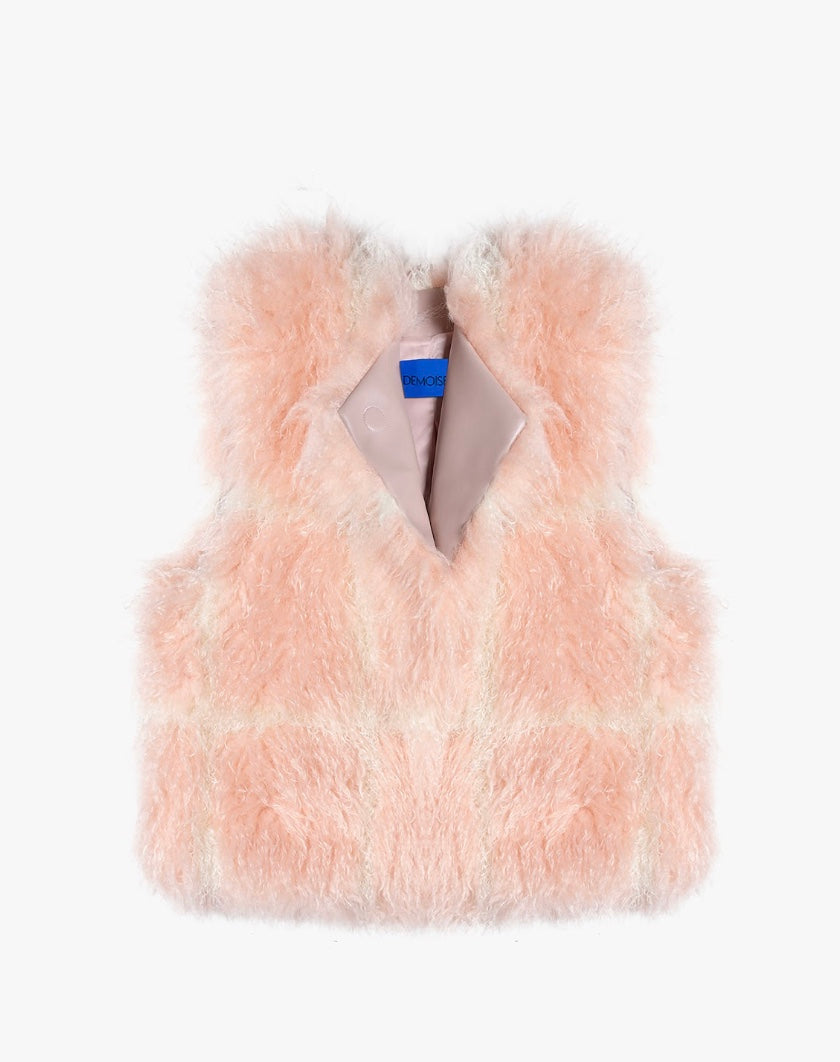 MES DEMOISELLES MACY FAUX FUR GILET