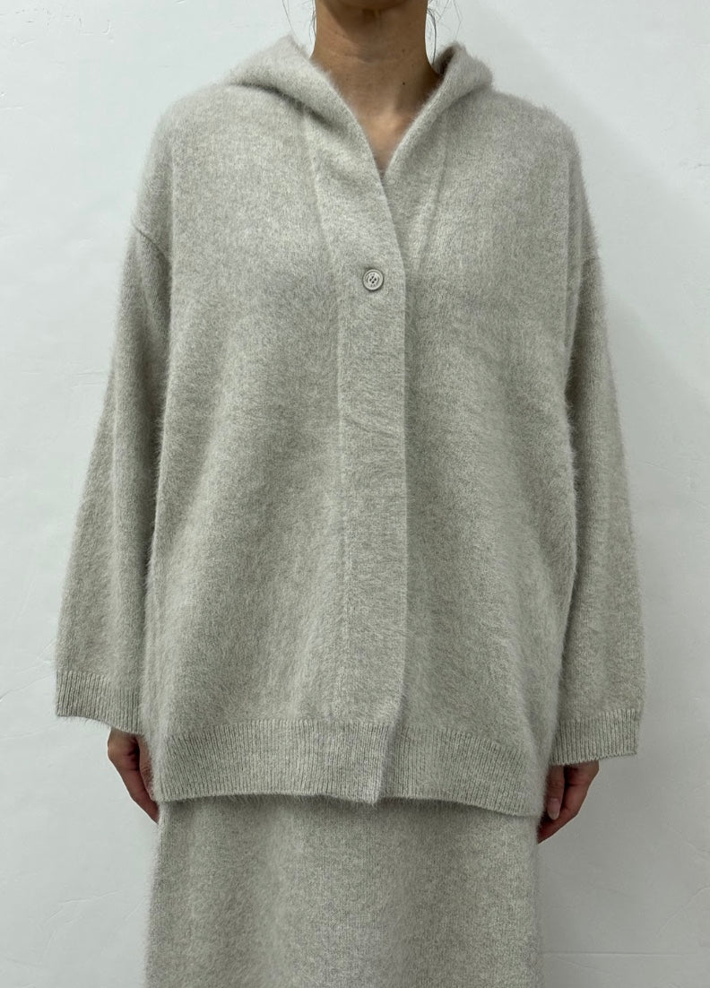 CT PLAGE HOODED LONG SLEEVE CARDIGAN