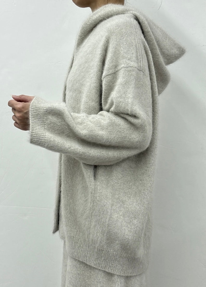 CT PLAGE HOODED LONG SLEEVE CARDIGAN