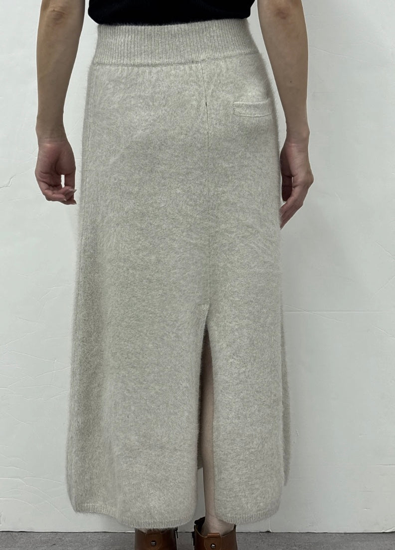 CT PLAGE FOX CASHMERE SKIRT