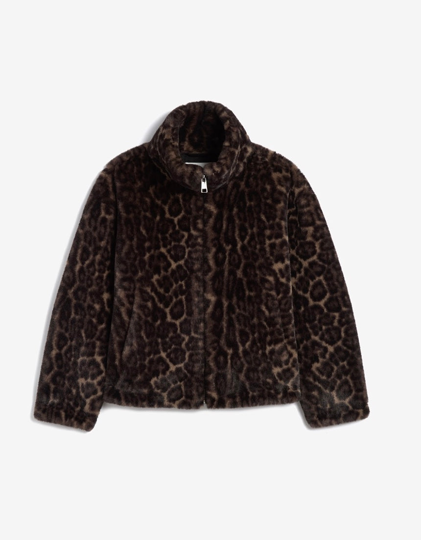 APPARIS BROOKS LEOPARD COAT