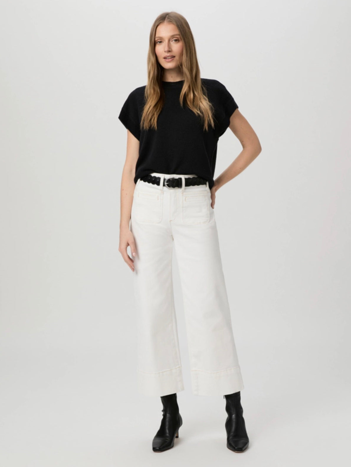 Paige Anessa Jeans with Vintage Welt Patch Pockets