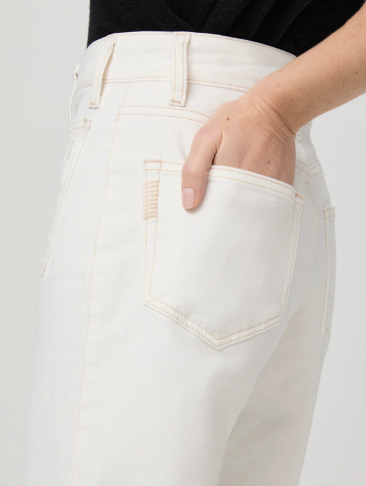 Paige Anessa Jeans with Vintage Welt Patch Pockets