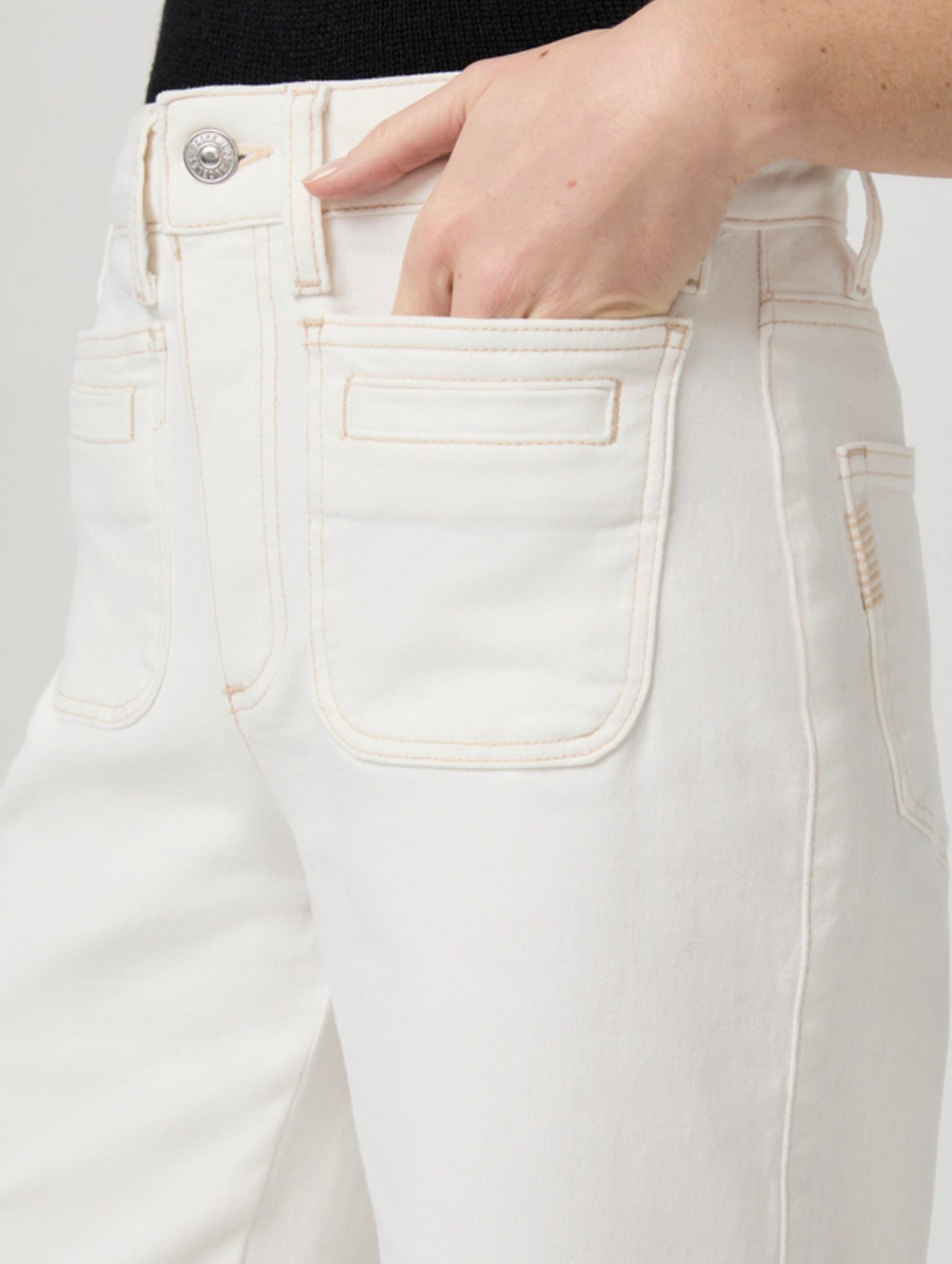 Paige Anessa Jeans with Vintage Welt Patch Pockets