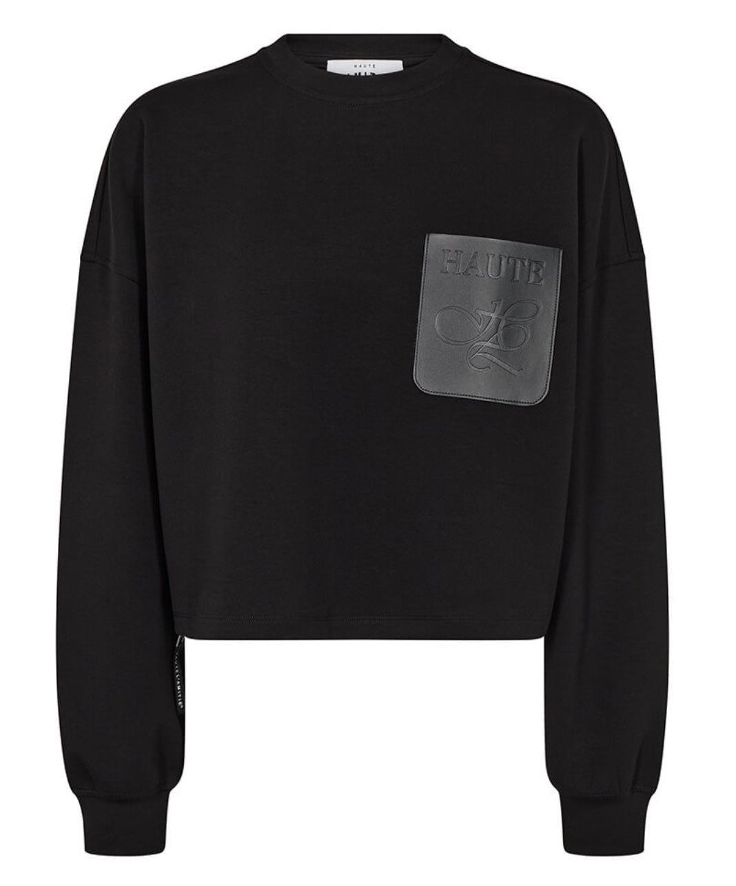 HAUTE L'AMITIÉ MAXI ZIP POCKET SWEATSHIRT