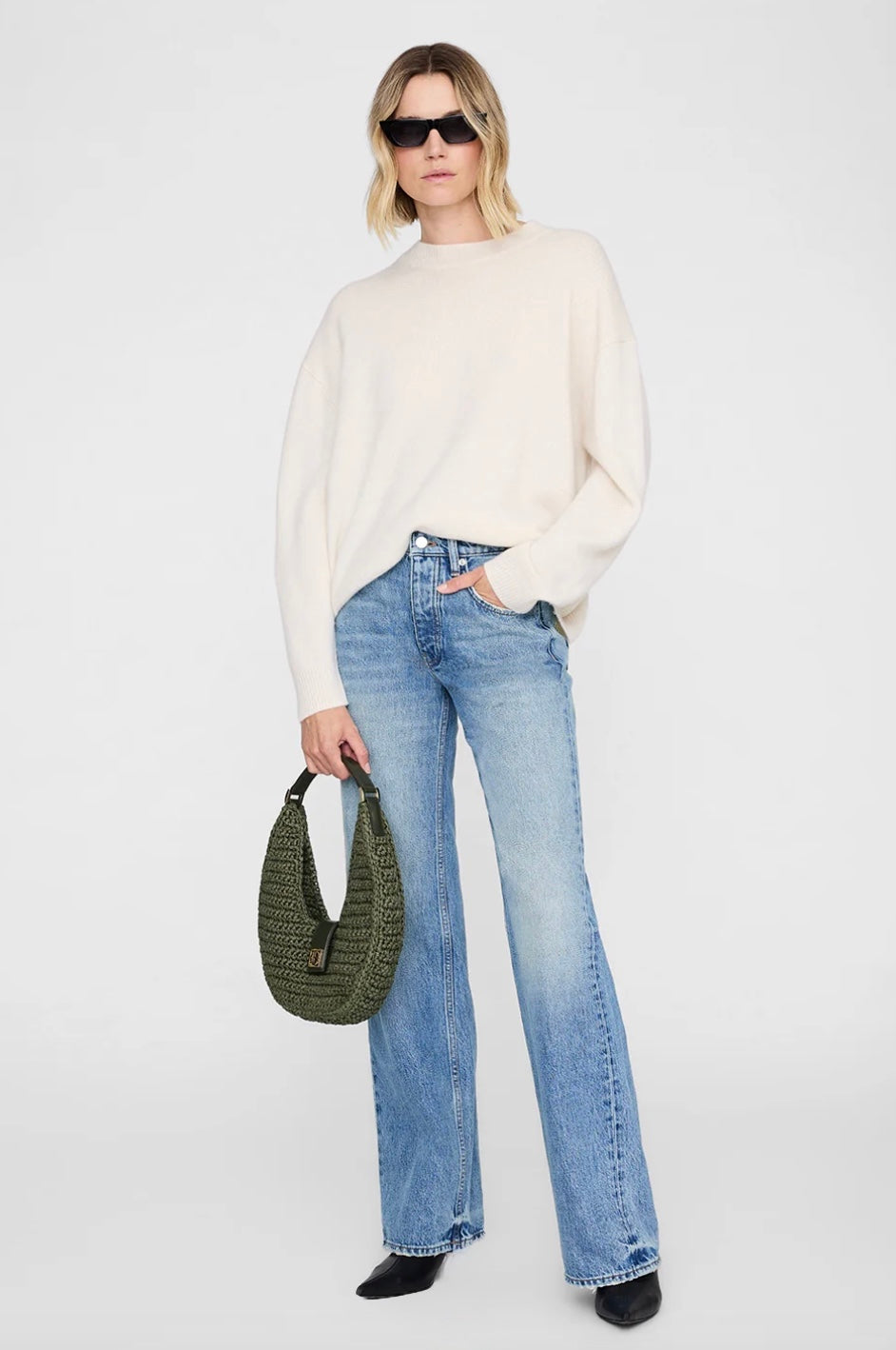 Anine Bing Lou Monogram Bag