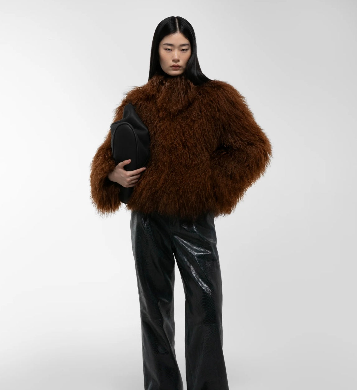 DUCIE ROCHELLE SHEARLING JACKET