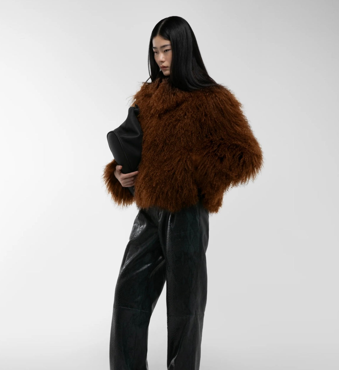 DUCIE ROCHELLE SHEARLING JACKET