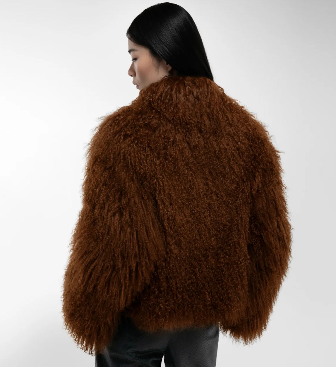 DUCIE ROCHELLE SHEARLING JACKET