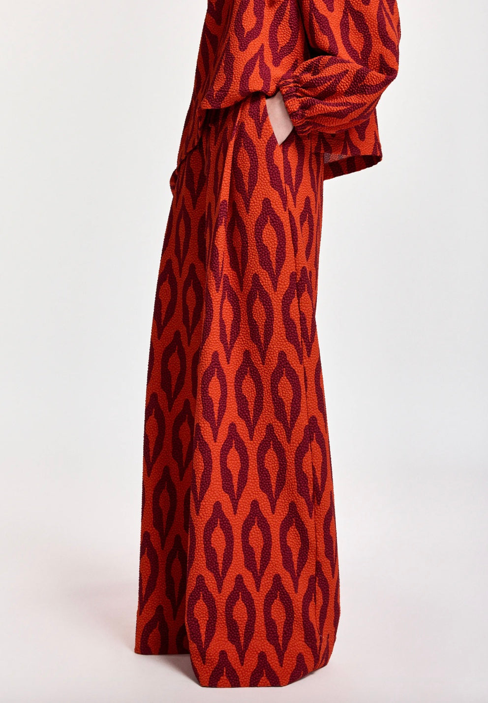 ESSENTIEL ANTWERP KONTENT WIDE LEG TROUSERS