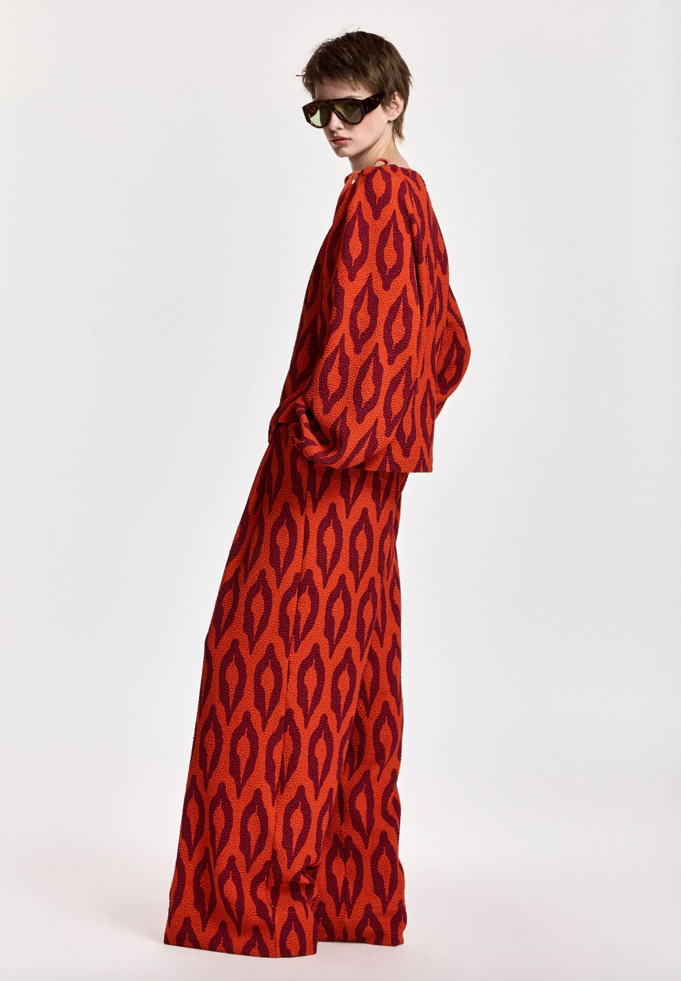 ESSENTIEL ANTWERP KONTENT WIDE LEG TROUSERS