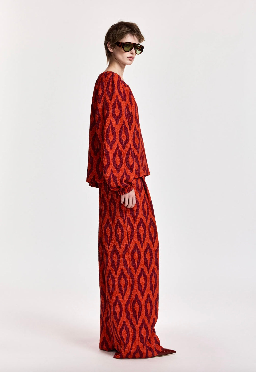 ESSENTIEL ANTWERP KOLORFUL PRINTED TOP