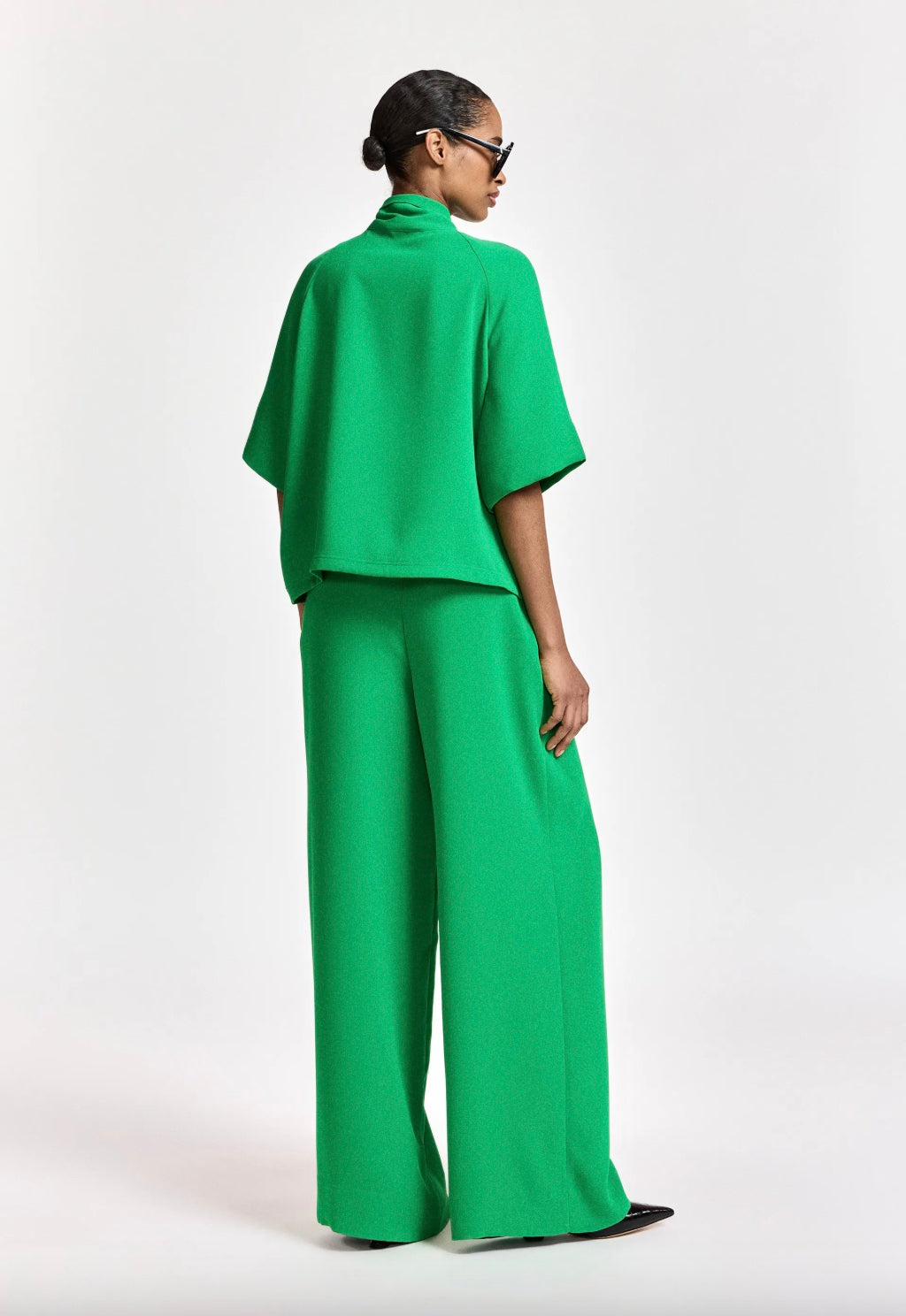 ESSENTIEL ANTWERP KASSIE SCARF COLLAR TOP
