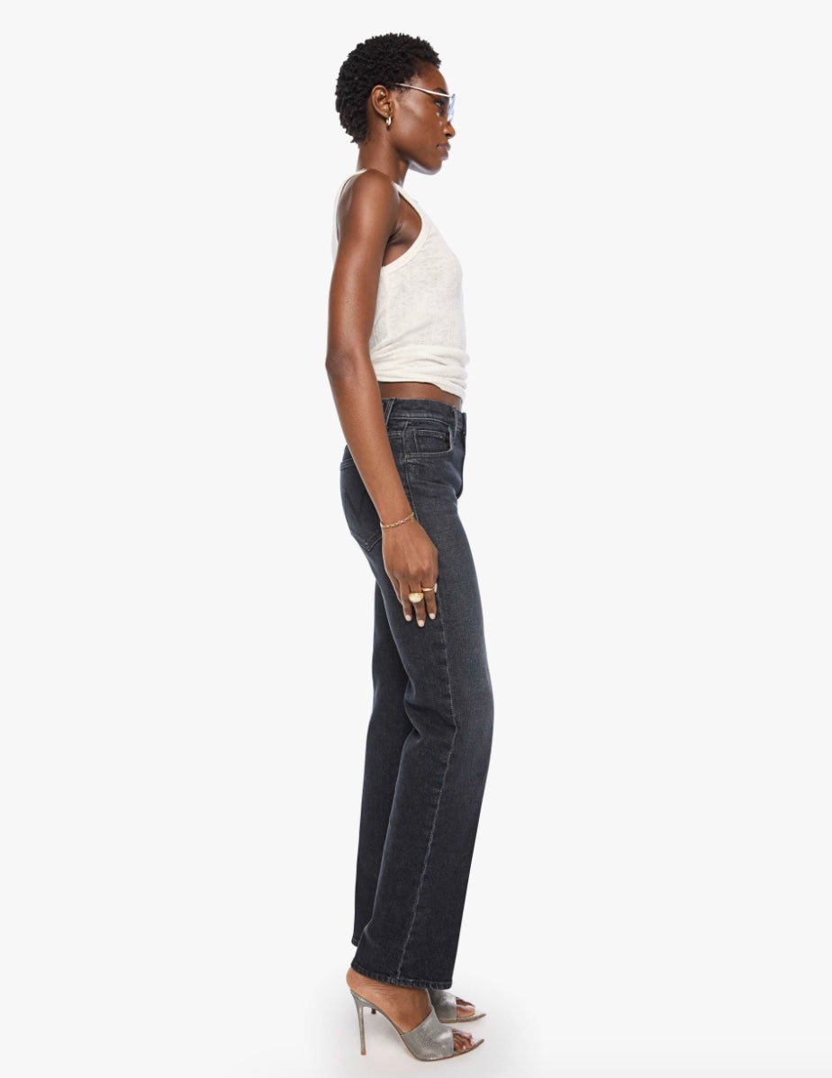 MOTHER DENIM THE RAMBLER ZIP SNEAK JEANS