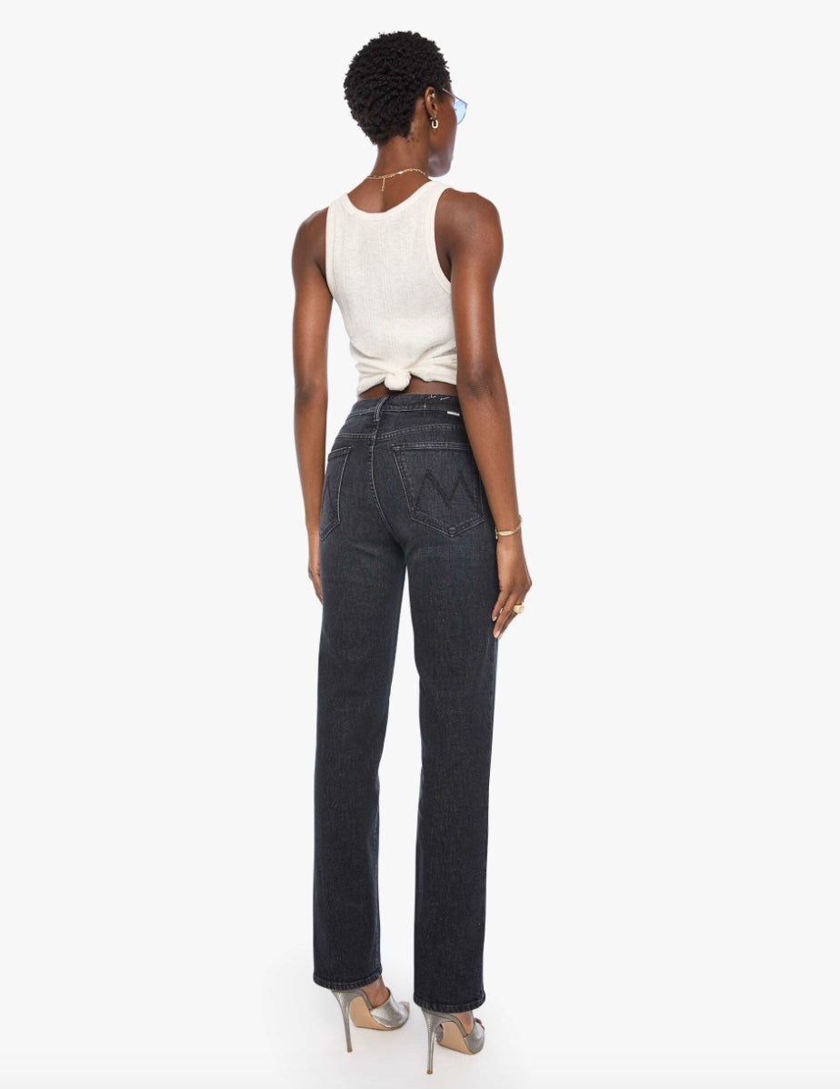 MOTHER DENIM THE RAMBLER ZIP SNEAK JEANS