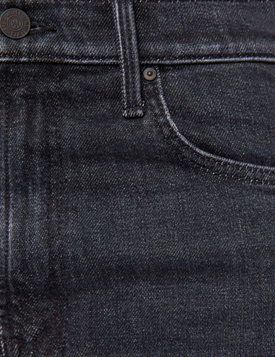MOTHER DENIM THE RAMBLER ZIP SNEAK JEANS