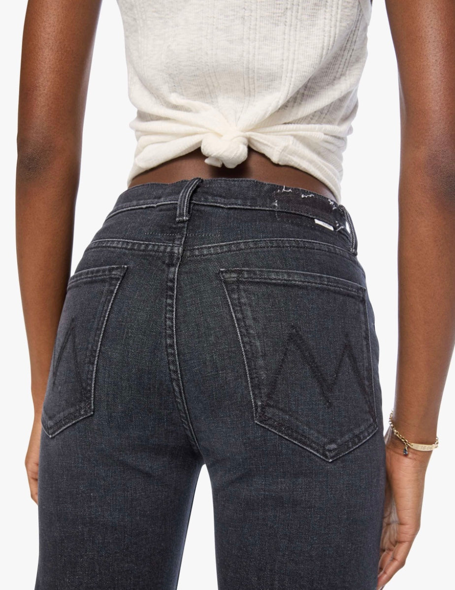 MOTHER DENIM THE RAMBLER ZIP SNEAK JEANS