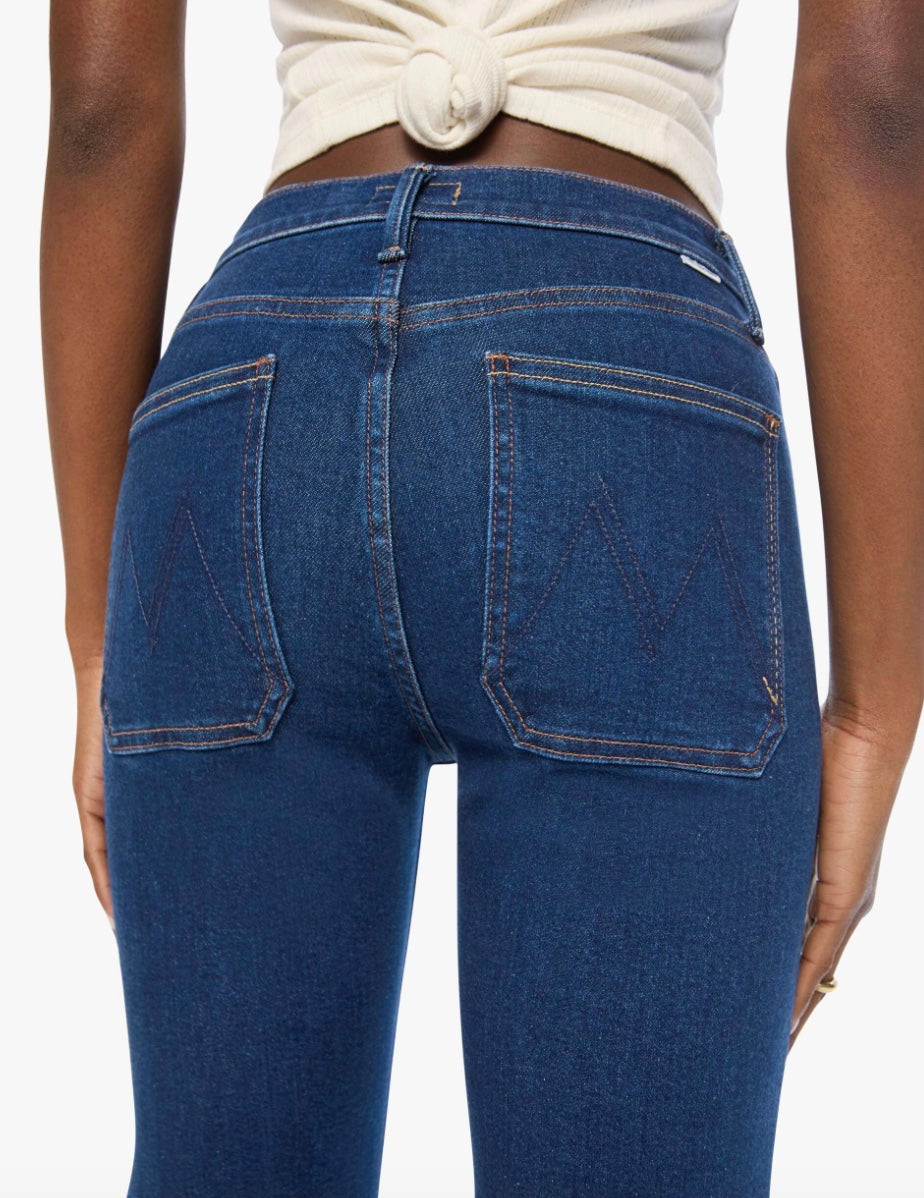 MOTHER DENIM PATCH POCKET DOOZY JEANS
