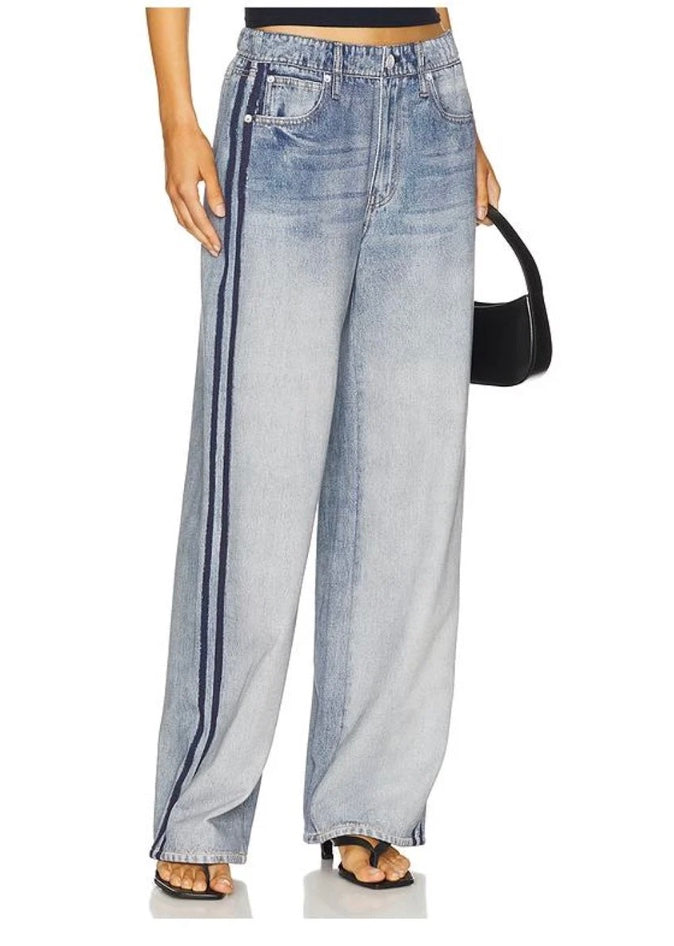 Rag and Bone Miramar Terry Wide Leg Track Pants