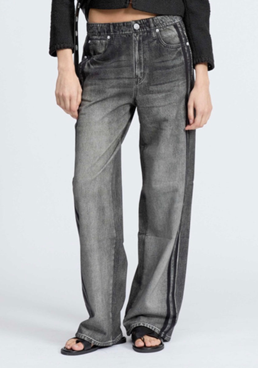 Rag & Bone Miramar Terry Wide Leg Track Pants