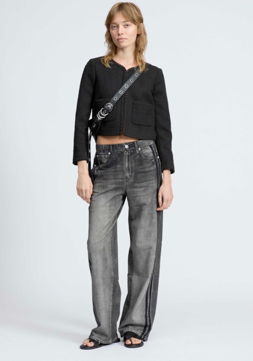 Rag & Bone Miramar Terry Wide Leg Track Pants