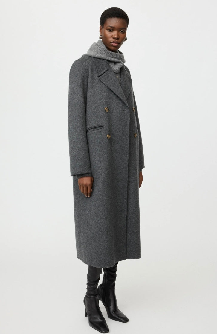 Soft Goat Double Breasted Coat