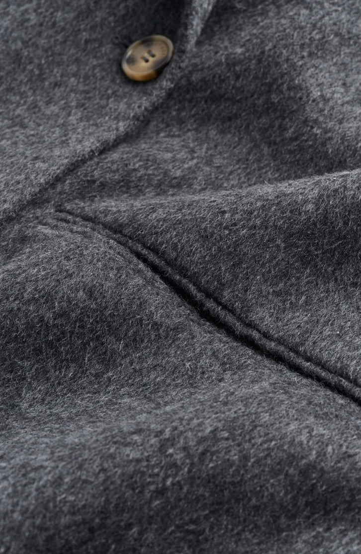 Soft Goat Double Breasted Coat