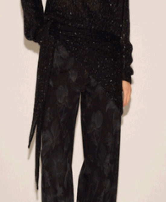 NUDE SEQUIN SCARF