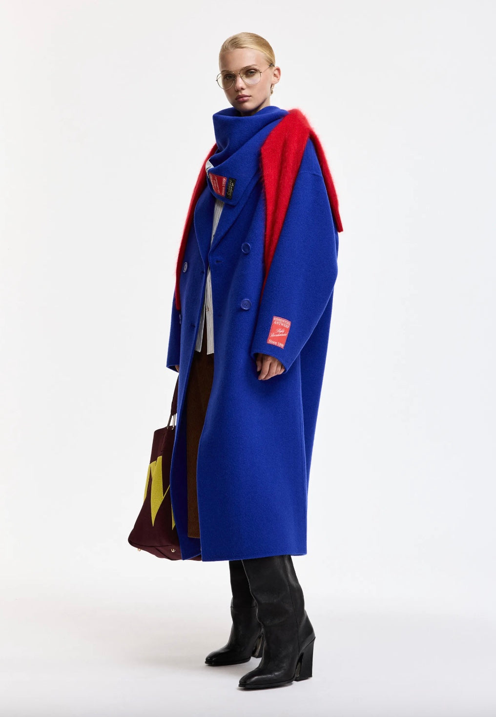 ESSENTIEL ANTWERP KELP DOUBLE FACE COAT