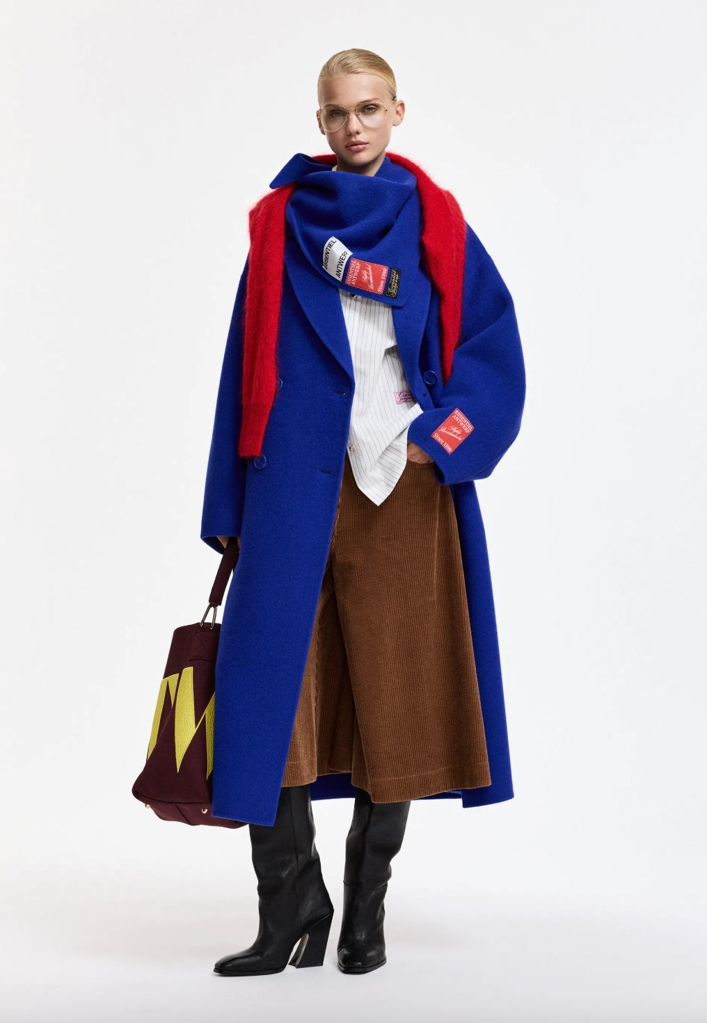 ESSENTIEL ANTWERP KELP DOUBLE FACE COAT