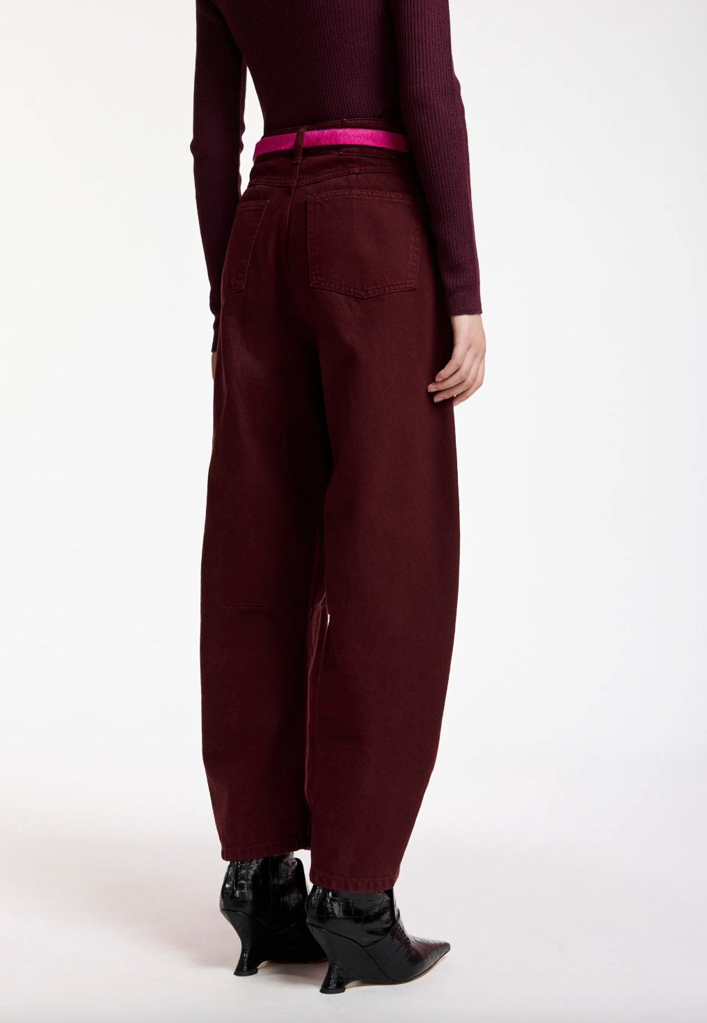 ESSENTIEL ANTWERP KOKOS COLOUR DENIM BARREL LEG