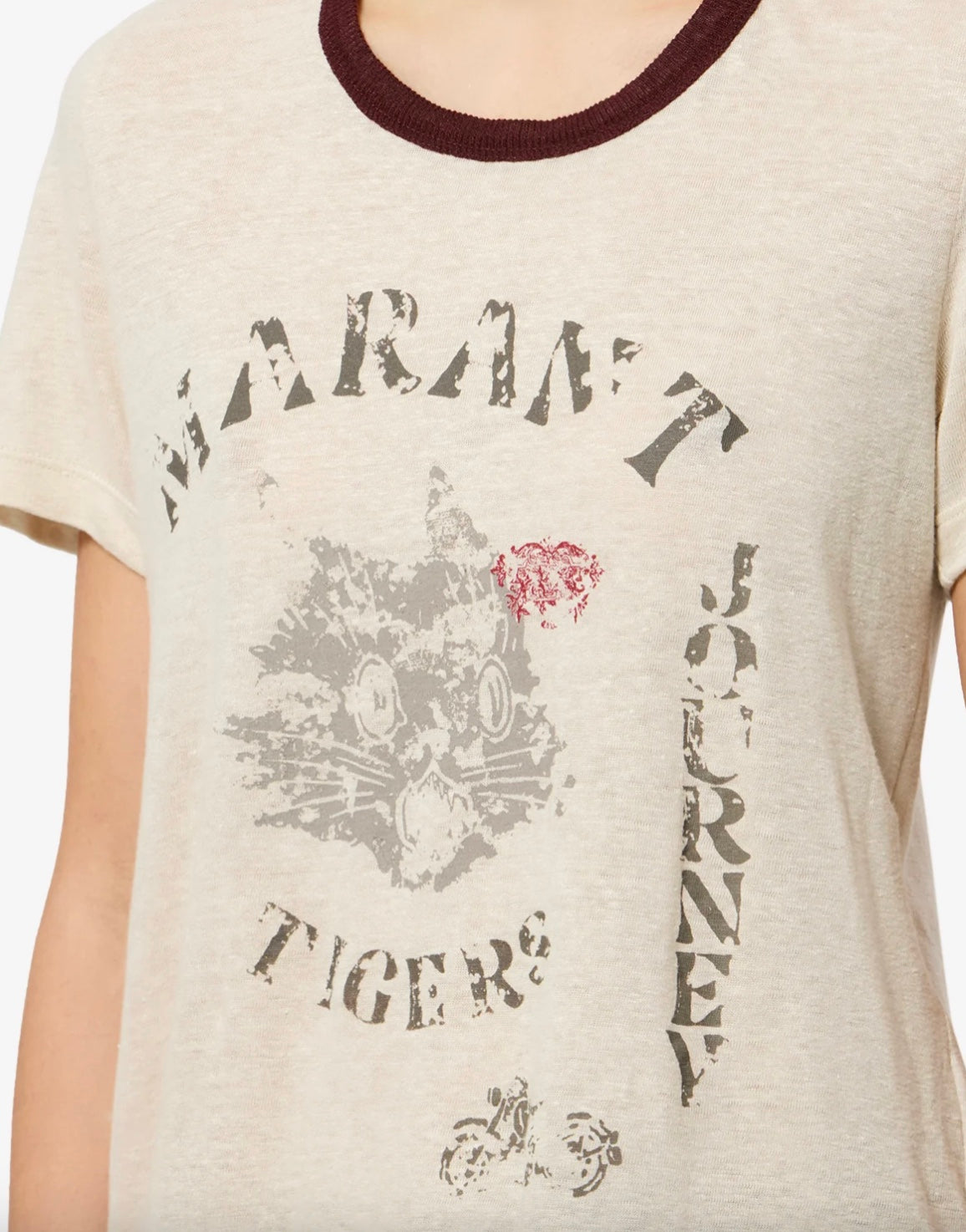 ISABEL MARANT ETOILE KILIAN LINEN T-SHIRT