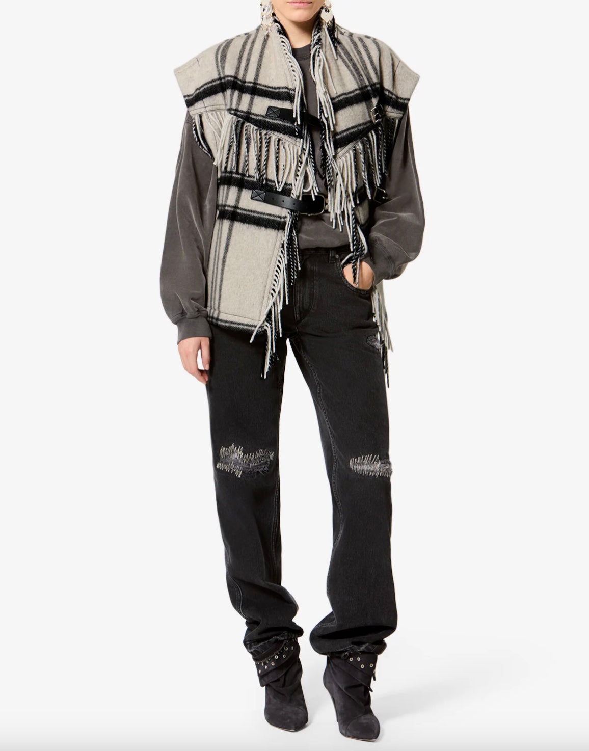 ISABEL MARANT ETOILE GINESA WOOL CARDIGAN