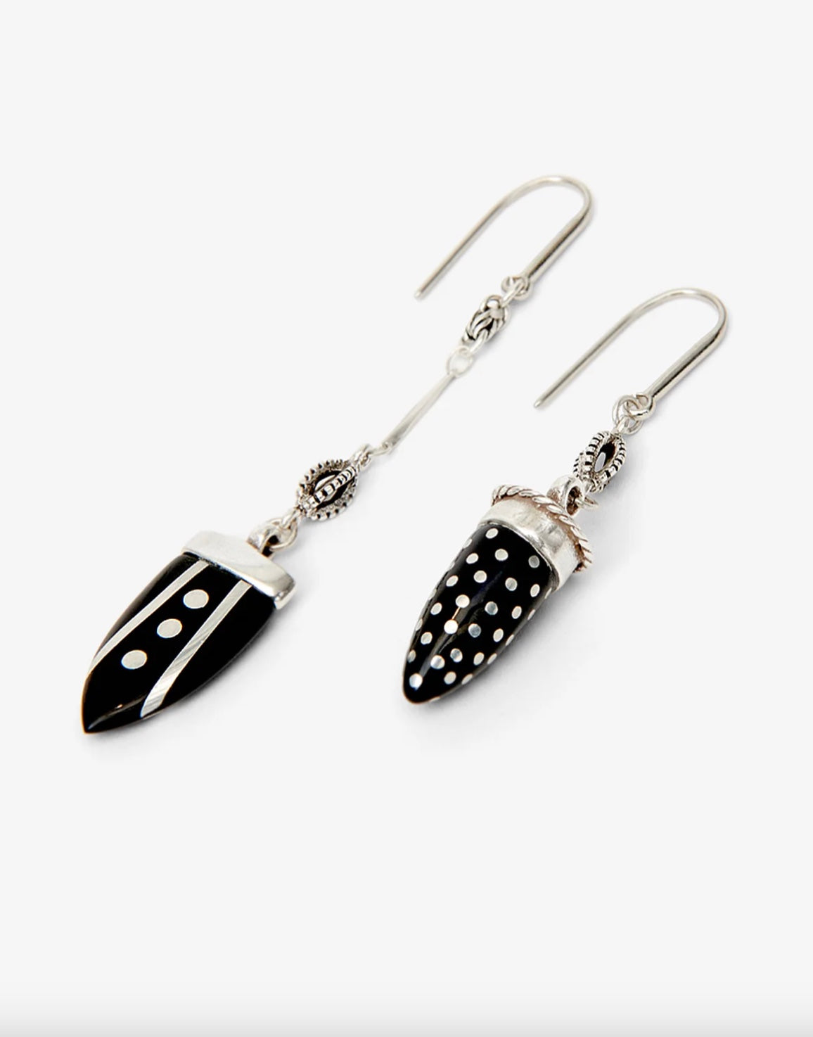 ISABEL MARANT ASYMMETRIC CALA EARRINGS
