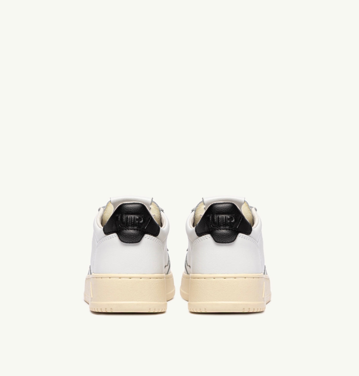 AUTRY MEDALIST LOW WOM LL22 LEATHER/LEATHER WHITE/BLACK