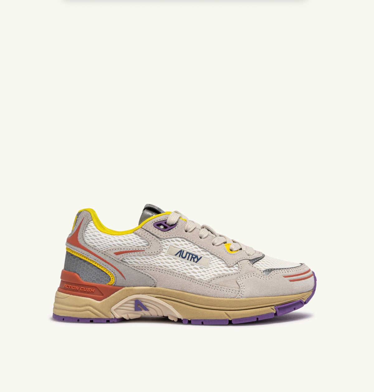 AUTRY HYPERWAY LOW WOM CI02 SUEDE/MESH/LEATHER WHITE/ARABESQUE