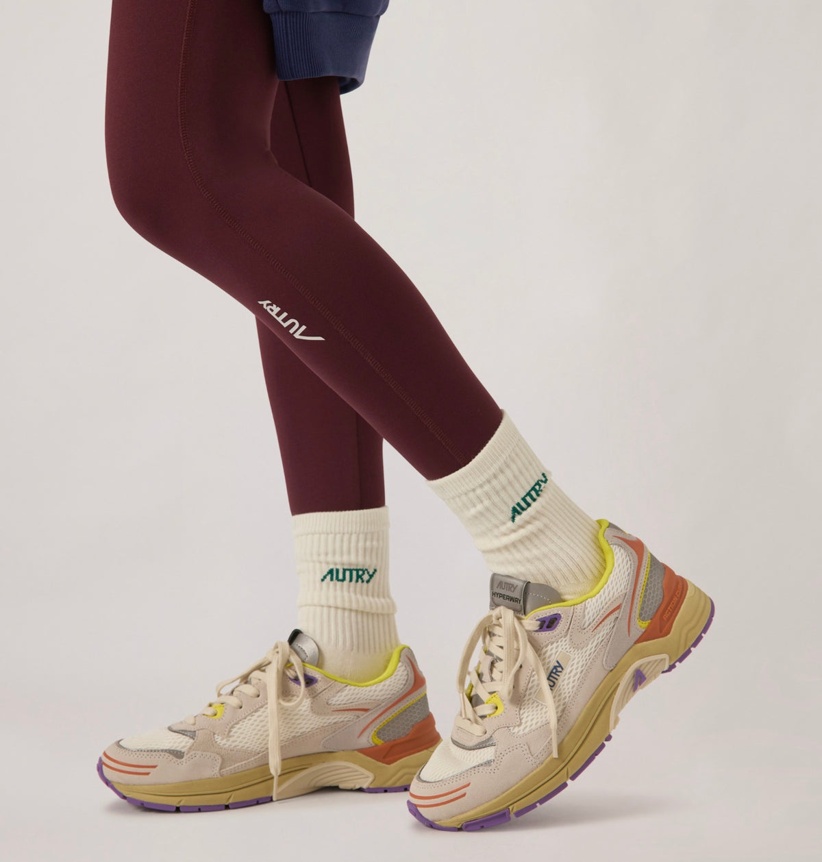 AUTRY HYPERWAY LOW WOM CI02 SUEDE/MESH/LEATHER WHITE/ARABESQUE